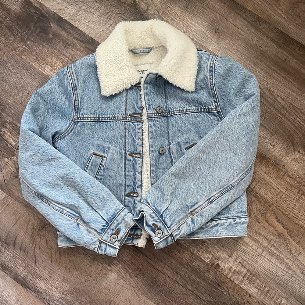 Denim Jacket with Sherpa Lining